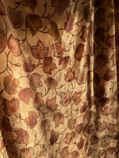 Falda larga con estampado floral VINTAGE - miniatura 3