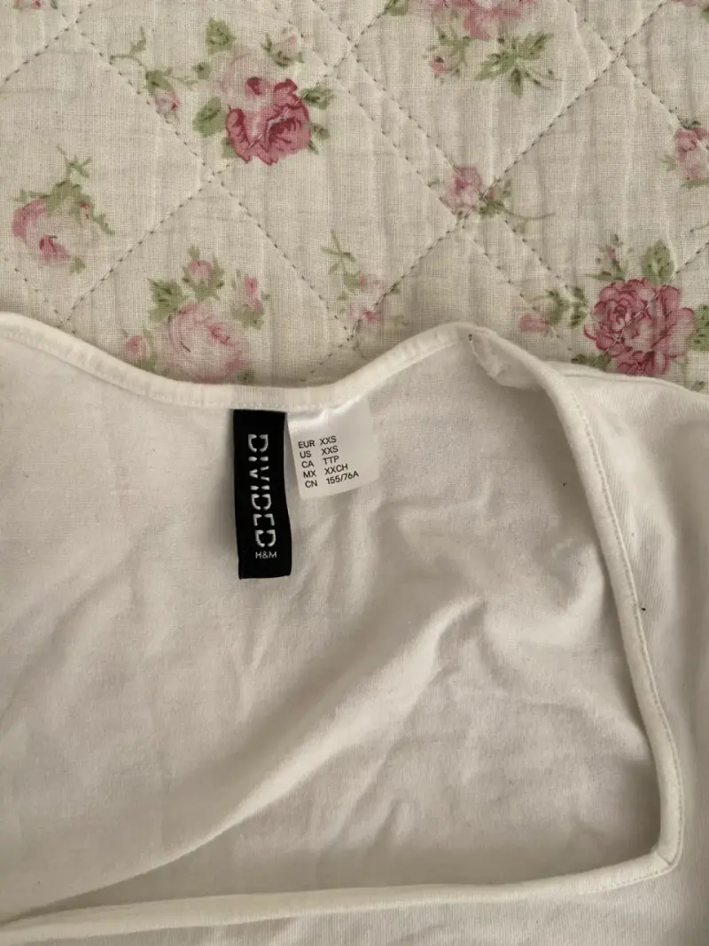 polera blanca manga larga - 2