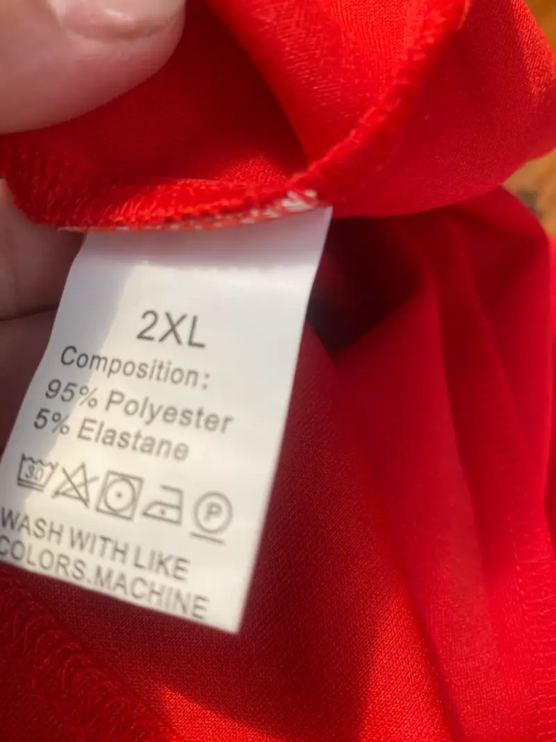 Vestido rojo elegante de manga corta - 4