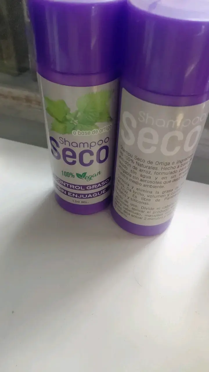 Shampoo seco vegano control graso 150ml - 2