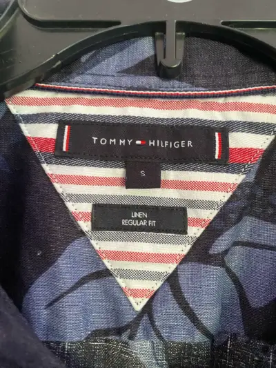 Camisa Tommy Hilfiger floral azul - miniatura 2