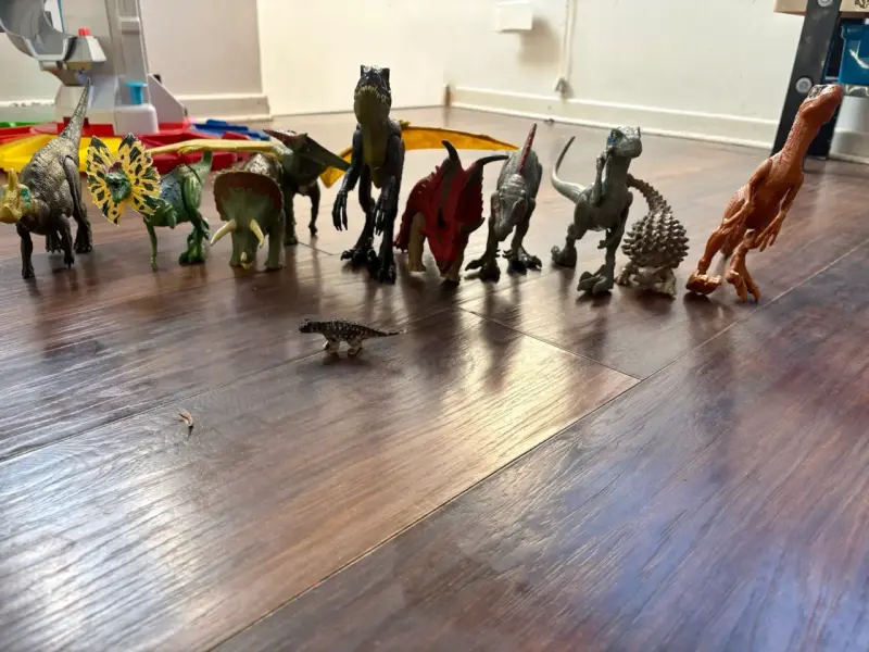 Set de dinosaurios de juguete. Mattel - 3