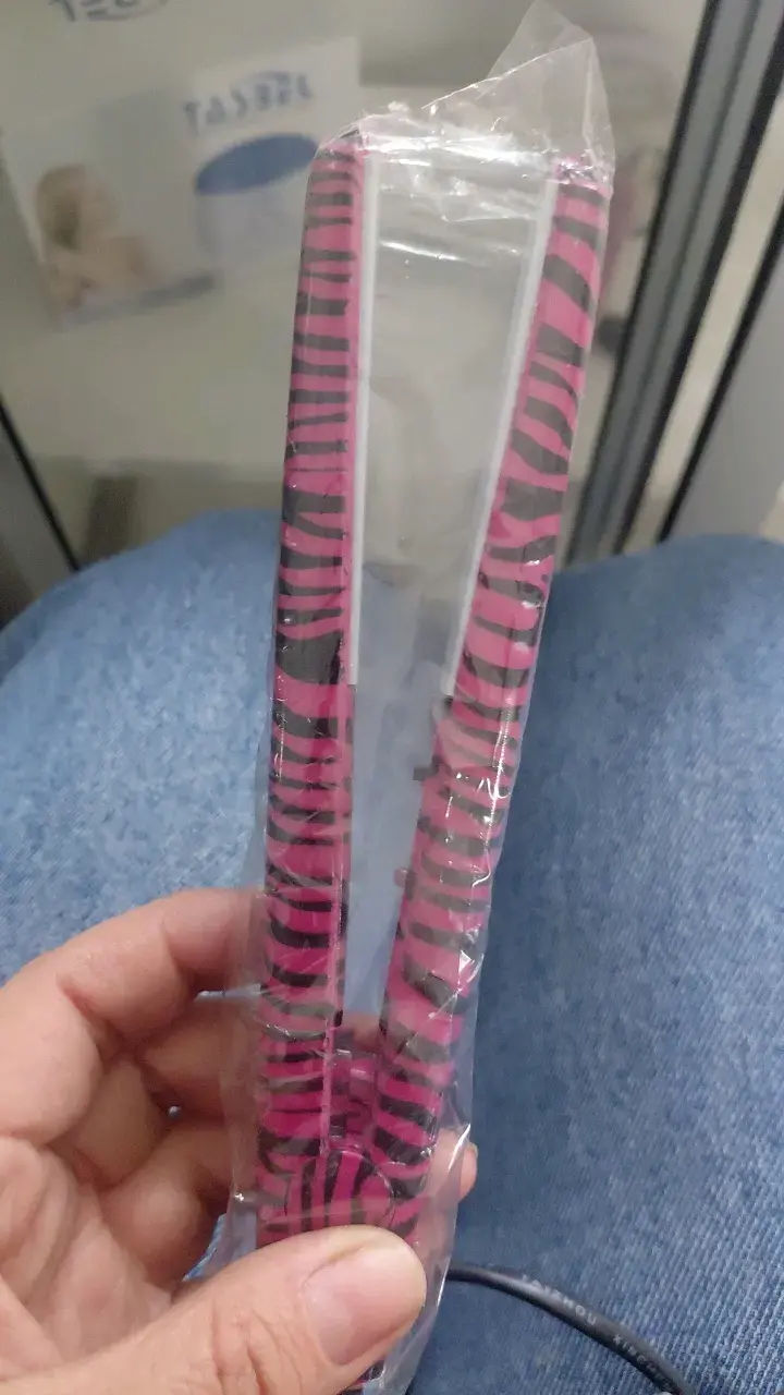 Plancha de pelo estampado animal print - 4