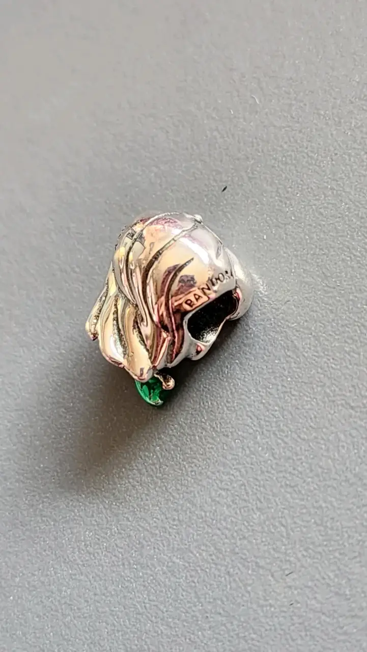 Charm de La Sirenita en plata y esmalte - 2