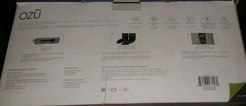 Botas de masaje  OZU con control remoto - 3