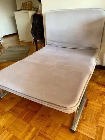 Sofá cama gris 1 plaza - 2