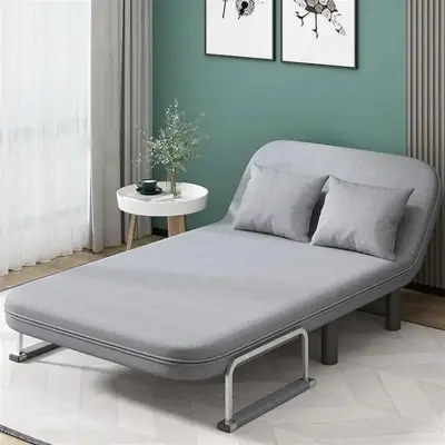 Sofá cama gris 1 plaza - miniatura 4