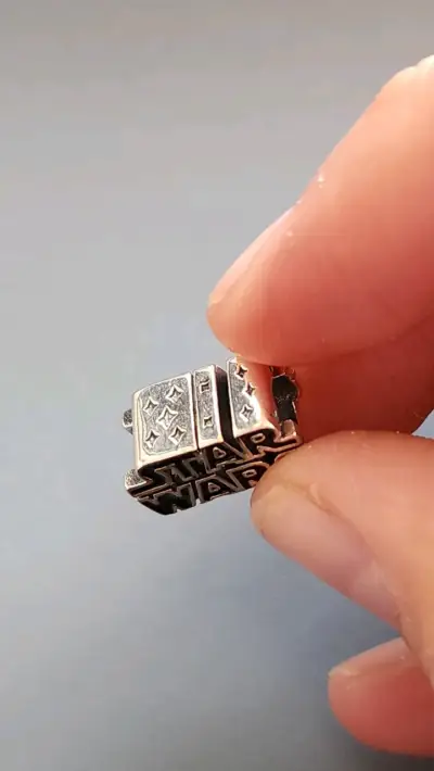 Charm Star Wars de plata - miniatura 1
