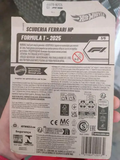 Auto de juguete Hot Wheels Ferrari F1 - miniatura 2
