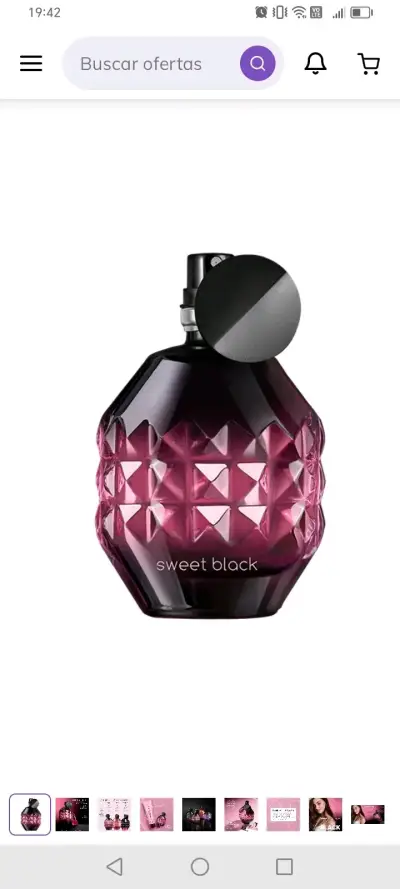 Perfume Sweet Black para mujer 100ml - miniatura 1