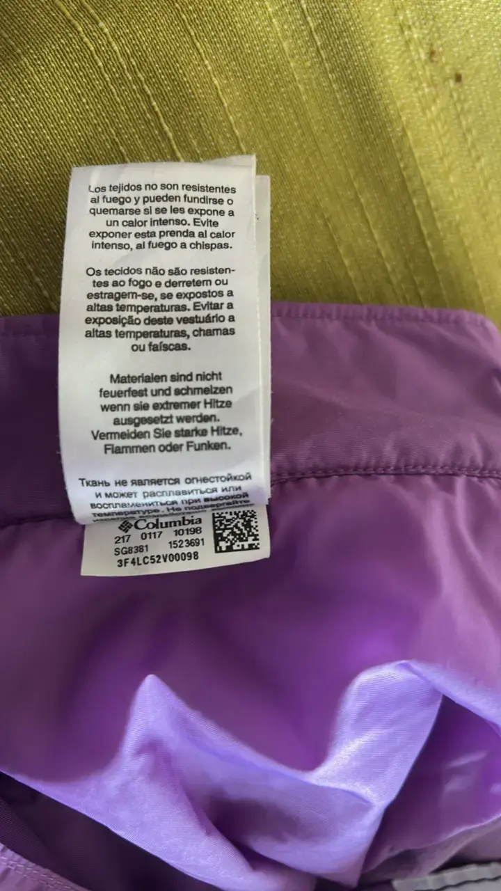 Pantalones de nieve Columbia morados - 4