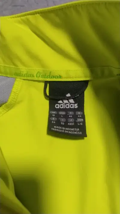 Chaqueta deportiva amarilla Adidas - miniatura 3