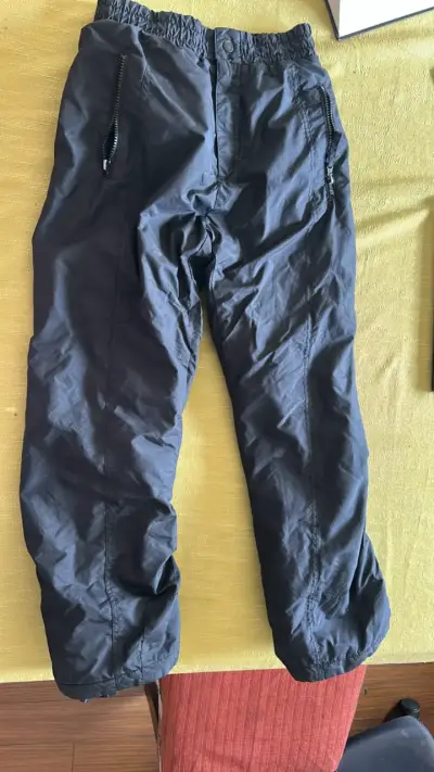 Pantalones de nieve negros con cierre - miniatura 1