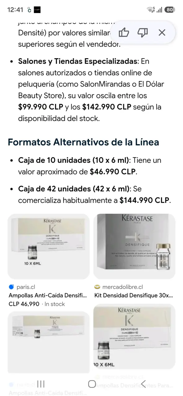 Tratamiento capilar Kérastase Densifique - 5