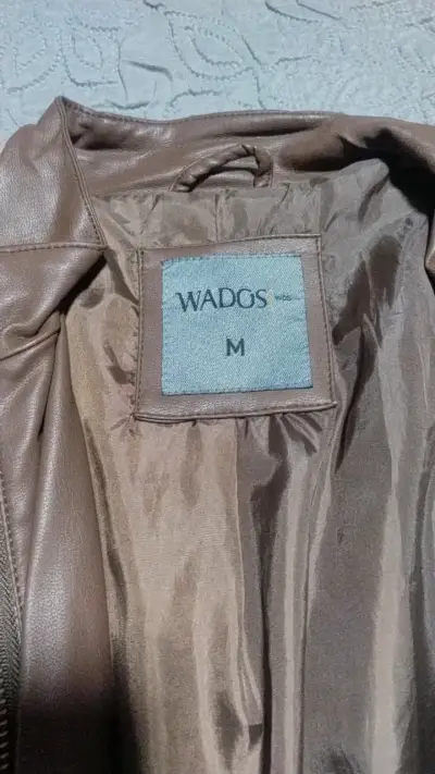 Chaqueta de cuero marrón Wados talla M - miniatura 1