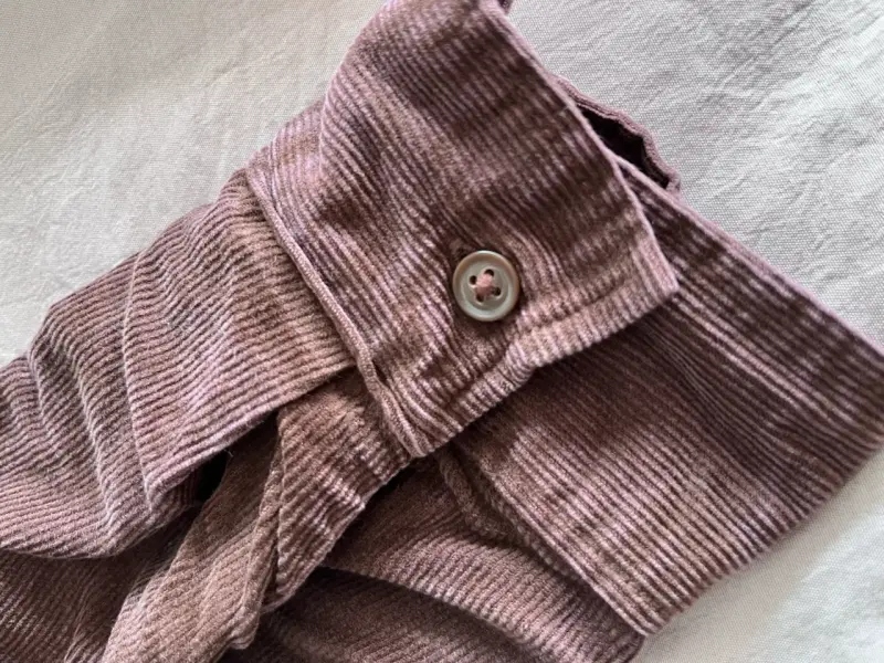 Camisa de pana marrón para mujer - 2