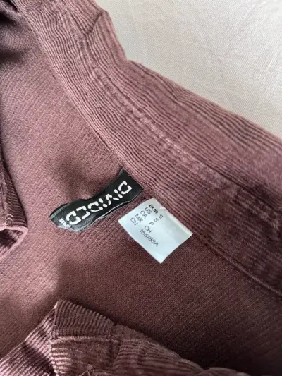 Camisa de pana marrón para mujer - miniatura 3