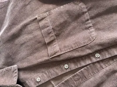 Camisa de pana marrón para mujer - miniatura 4