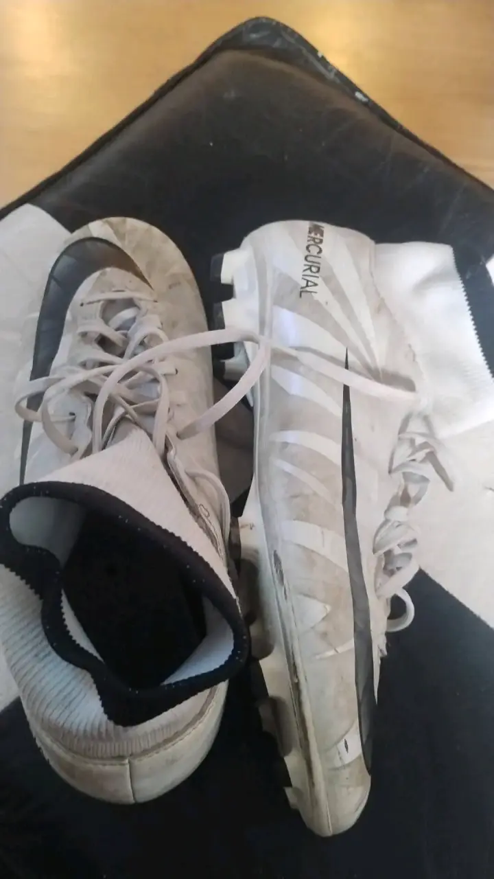 Botines de fútbol Nike Mercurial blancos - 2