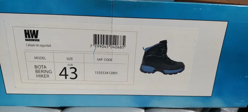Botas de seguridad HW Bering Hiker talla 43 - 1