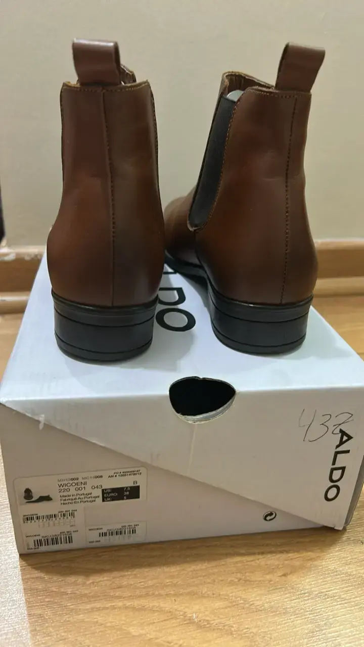 Botines Chelsea de cuero marrón Aldo - 2