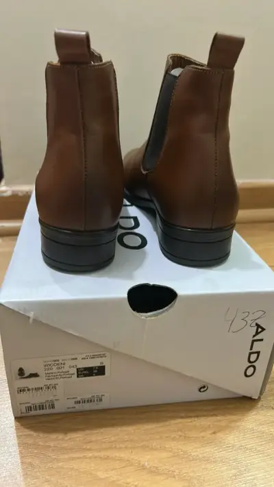 Botines Chelsea de cuero marrón Aldo - miniatura 2