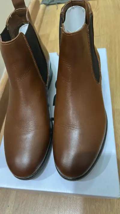 Botines Chelsea de cuero marrón Aldo - miniatura 4