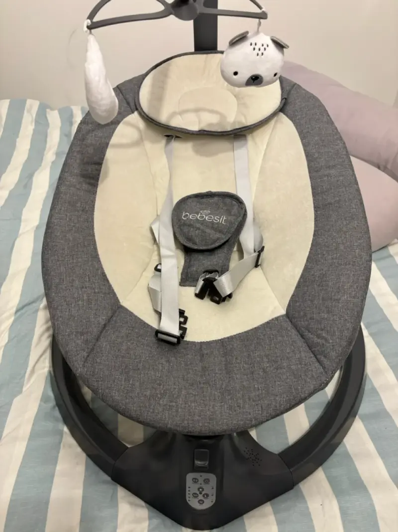 Silla Nido Bebesit Baby Swing Gris - 4