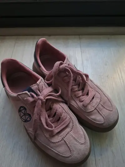 Zapatillas C moran de gamuza rosadas  mujer 37 - miniatura 1