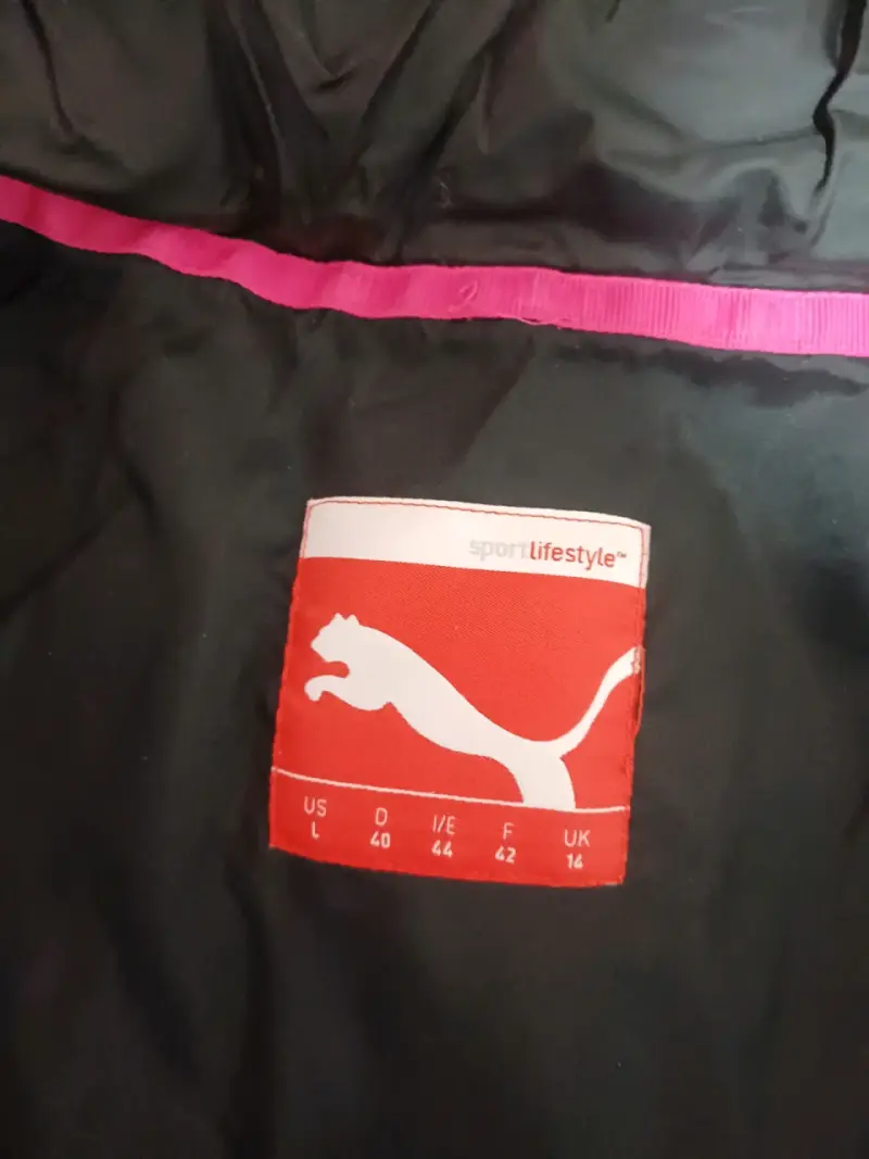 Chaqueta deportiva Puma negra talla L - 1