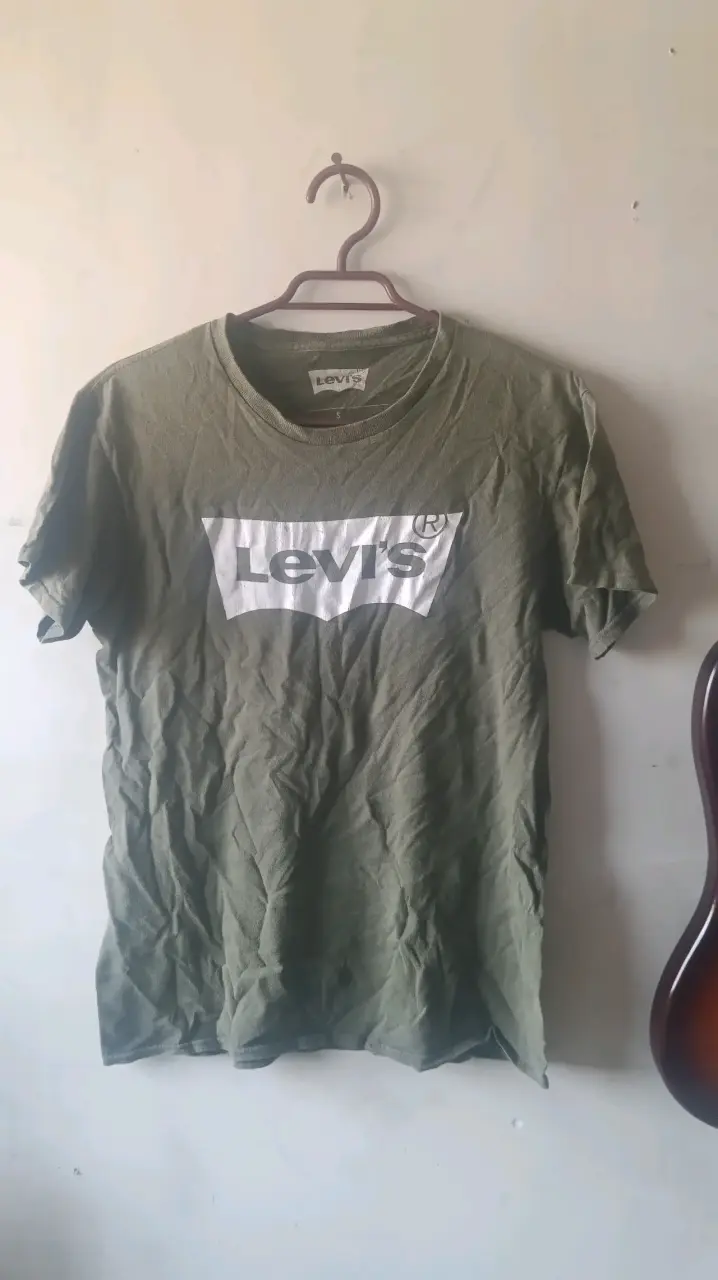 Polera Levi's verde oliva para hombre