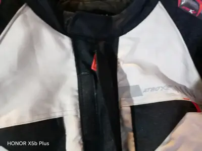 Chaqueta de moto Atrox negra y gris - miniatura 3