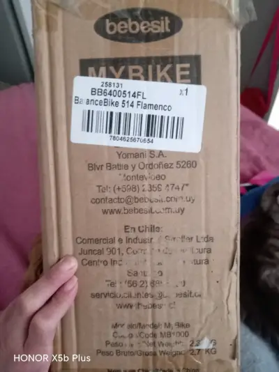 Bicicleta de equilibrio Bebest MyBike nueva - miniatura 3