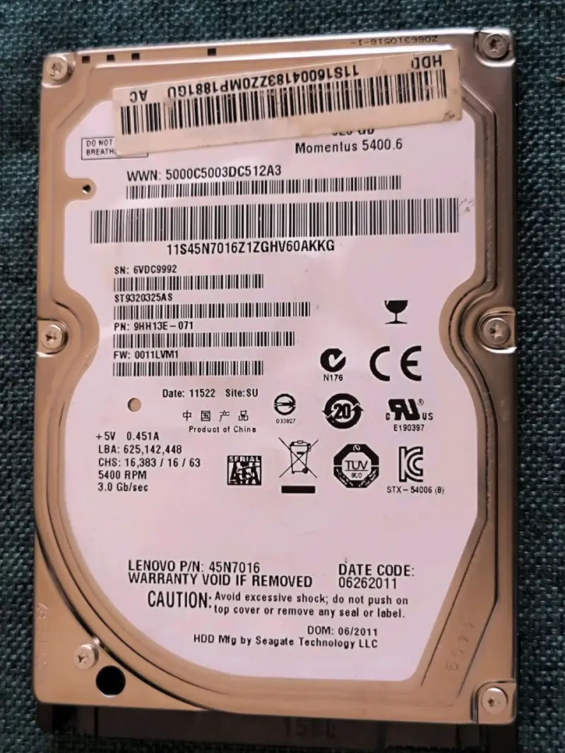 Disco duro interno HDD 500GB SATA - 2