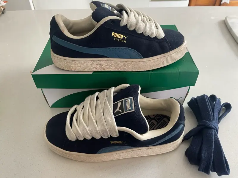 Zapatillas Puma Suede XL azul marino - 1
