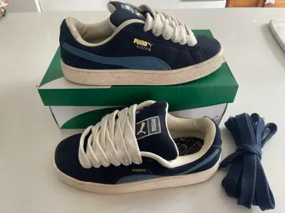 Zapatillas Puma Suede XL azul marino - miniatura 1