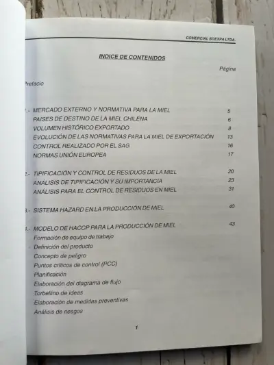 Libro sobre calidad de productos apícolas - miniatura 3