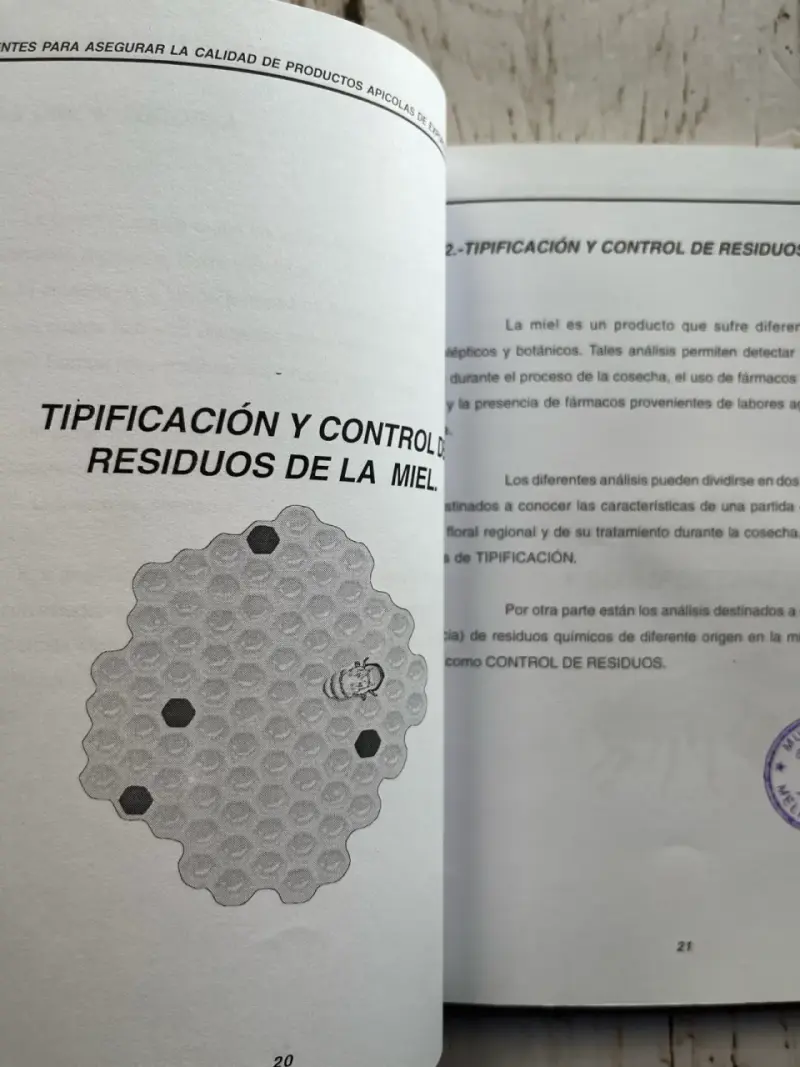 Libro sobre calidad de productos apícolas - 5