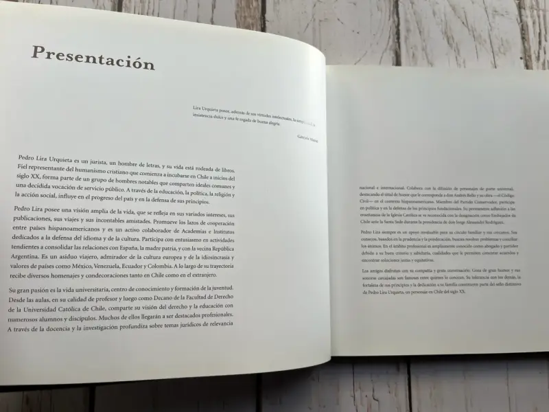 Libro 'Pedro Lira Urquieta: Álbum Biográfico' - 3