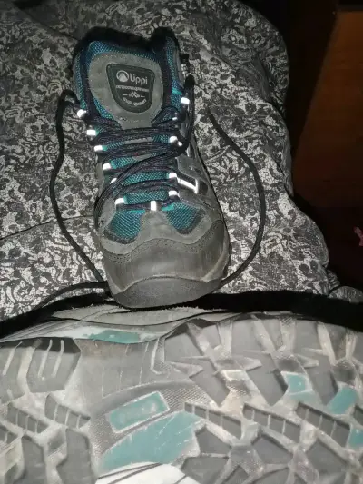 Zapatillas de trekking Lippi outdoor negras - miniatura 1