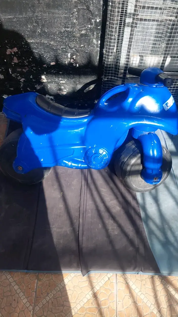 Moto correpasillos infantil azul - 1