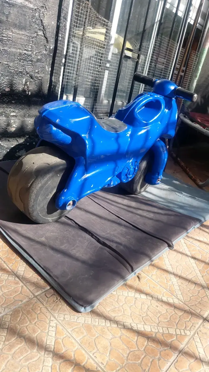 Moto correpasillos infantil azul - 5