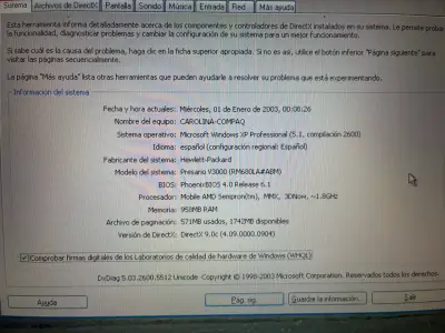 Laptop Compaq usada con Windows Xp - miniatura 6