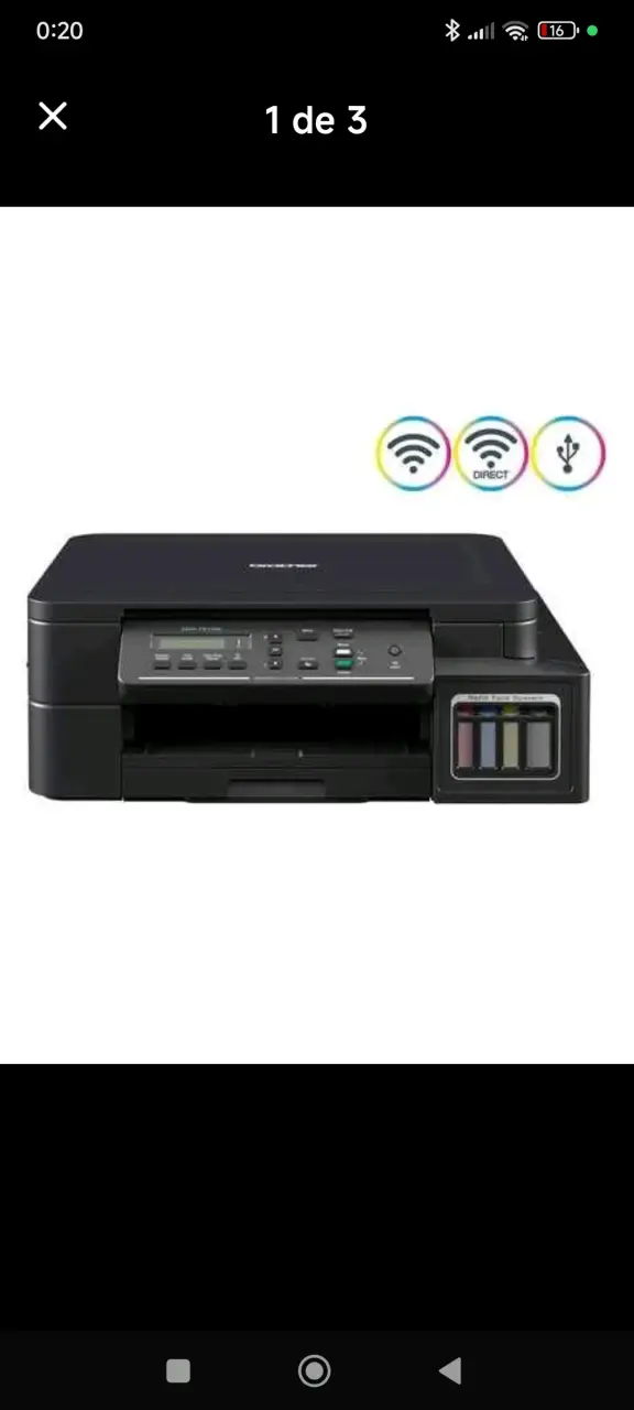 Impresora multifuncional Brother con WiFi y USB