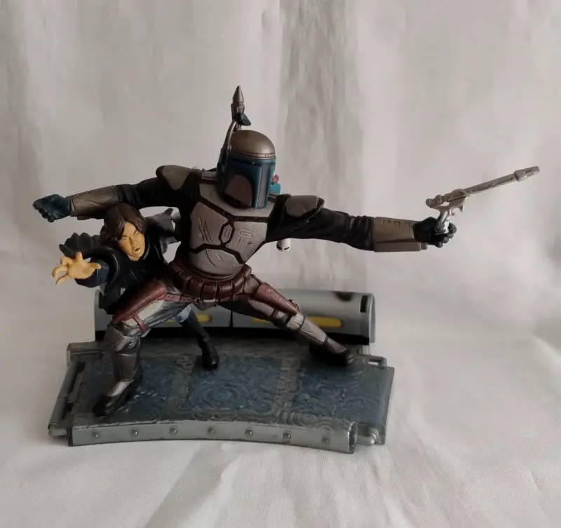Figura De Accion Star Wars Jango & Boba Fett 2002 - 1