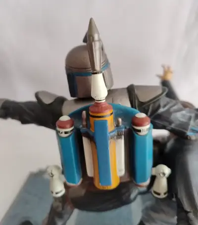 Figura De Accion Star Wars Jango & Boba Fett 2002 - miniatura 6