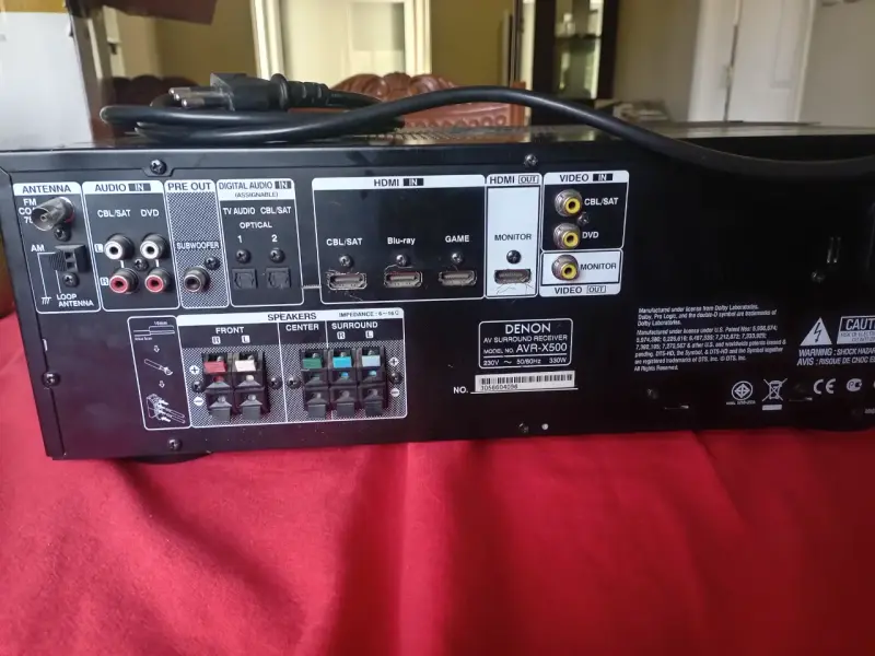Receptor AV Denon AVR-x500 en buen estado - 2