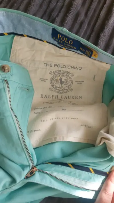 Pantalones Polo Ralph Lauren verde menta - miniatura 3