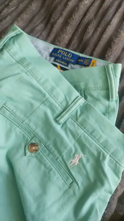 Pantalones Polo Ralph Lauren verde menta - miniatura 5