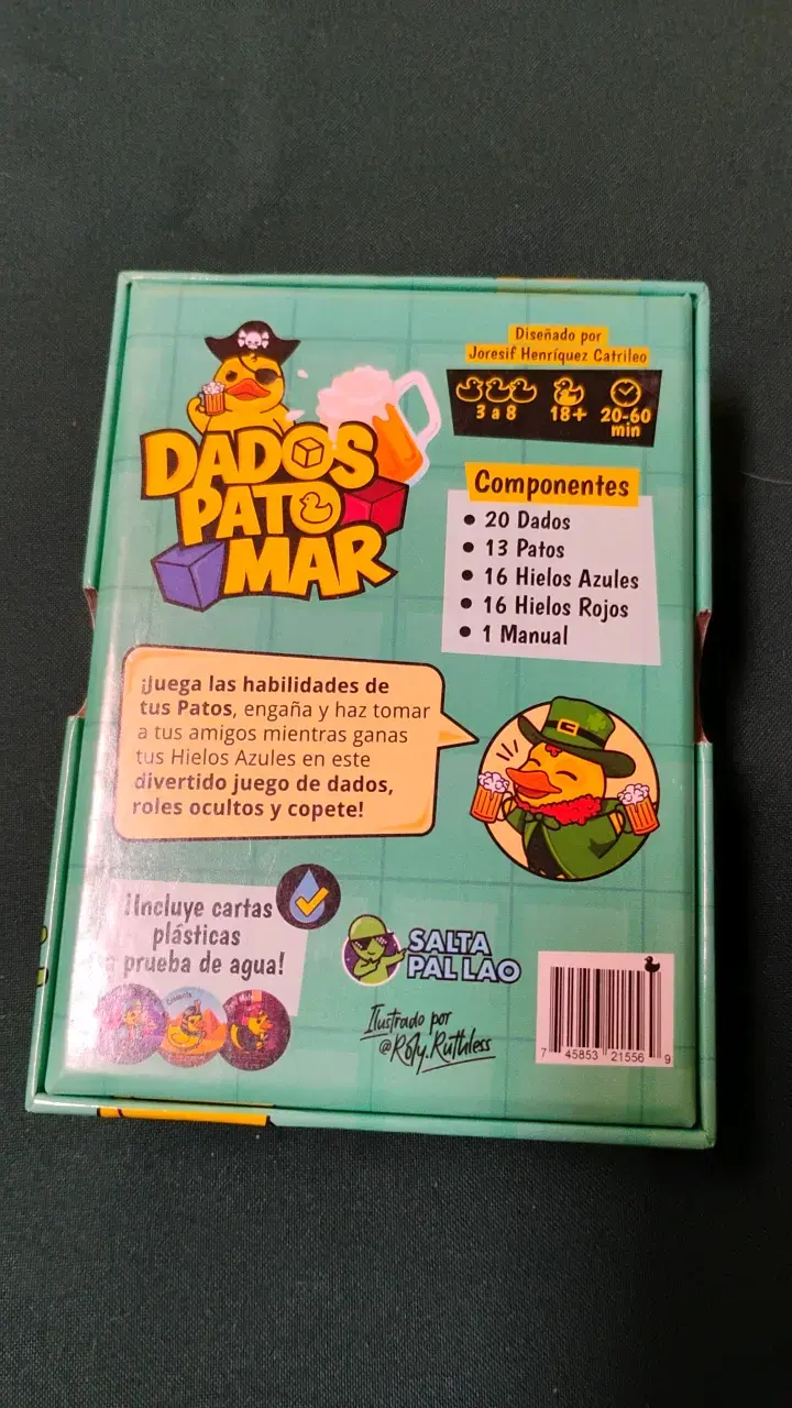 Juego de mesa Dados Pato Mar impermeable - 2
